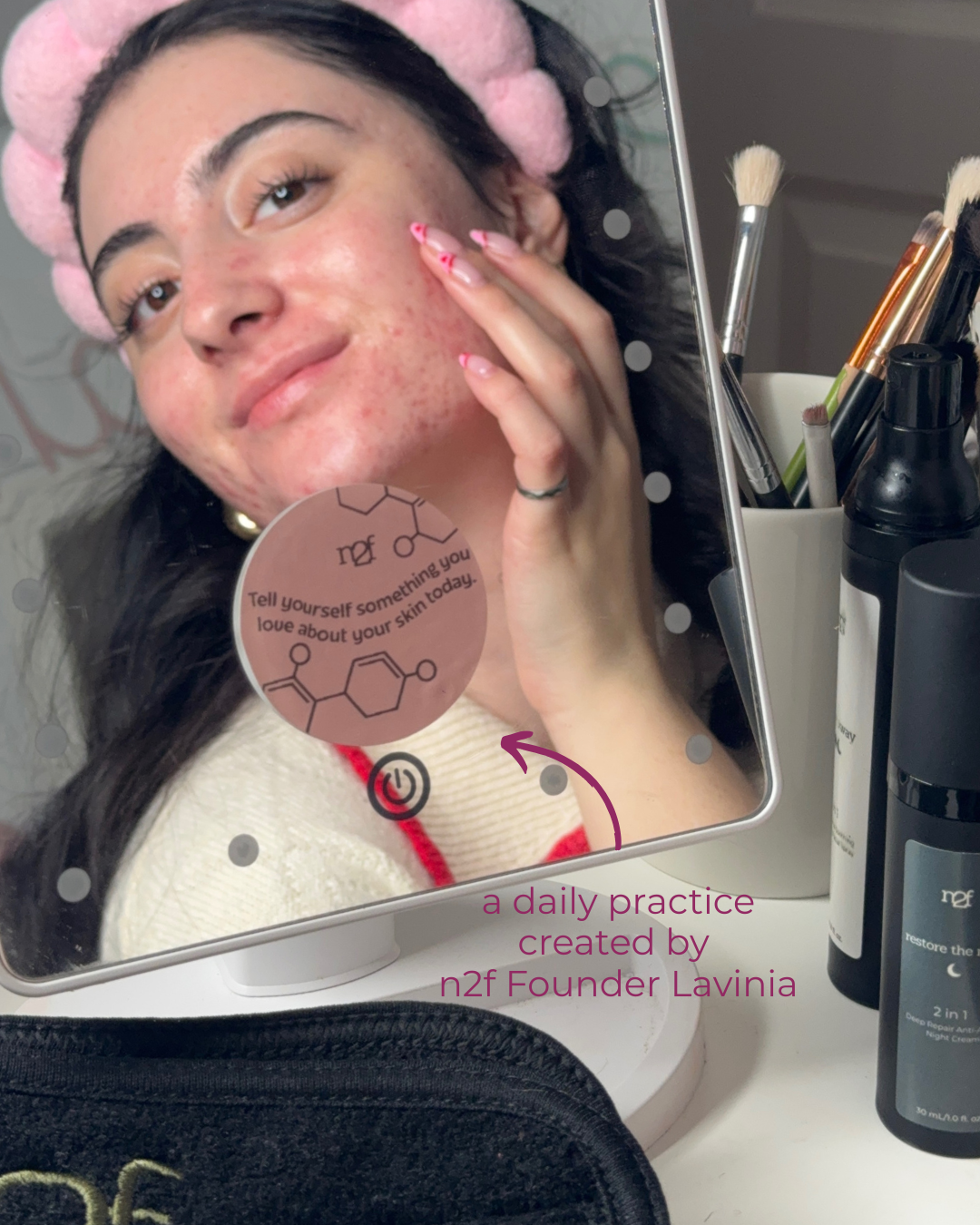 skin positivity sticker