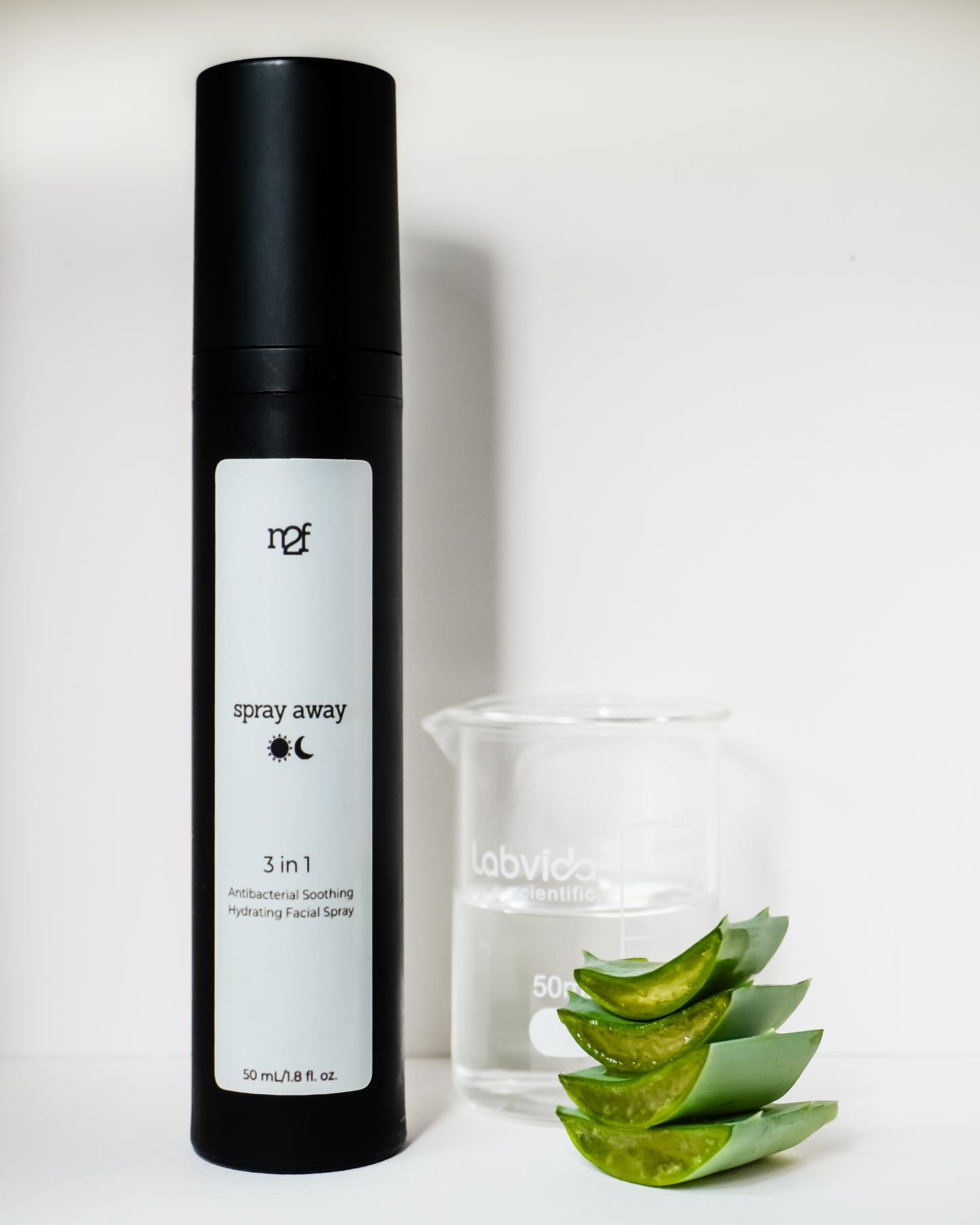 spray away - 3 in 1 antibacterial soothing hydrating facial spray