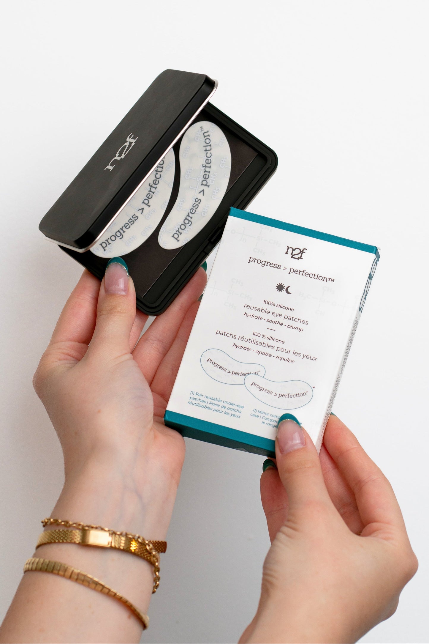 progress>perfection™ - reusable silicone eye patches