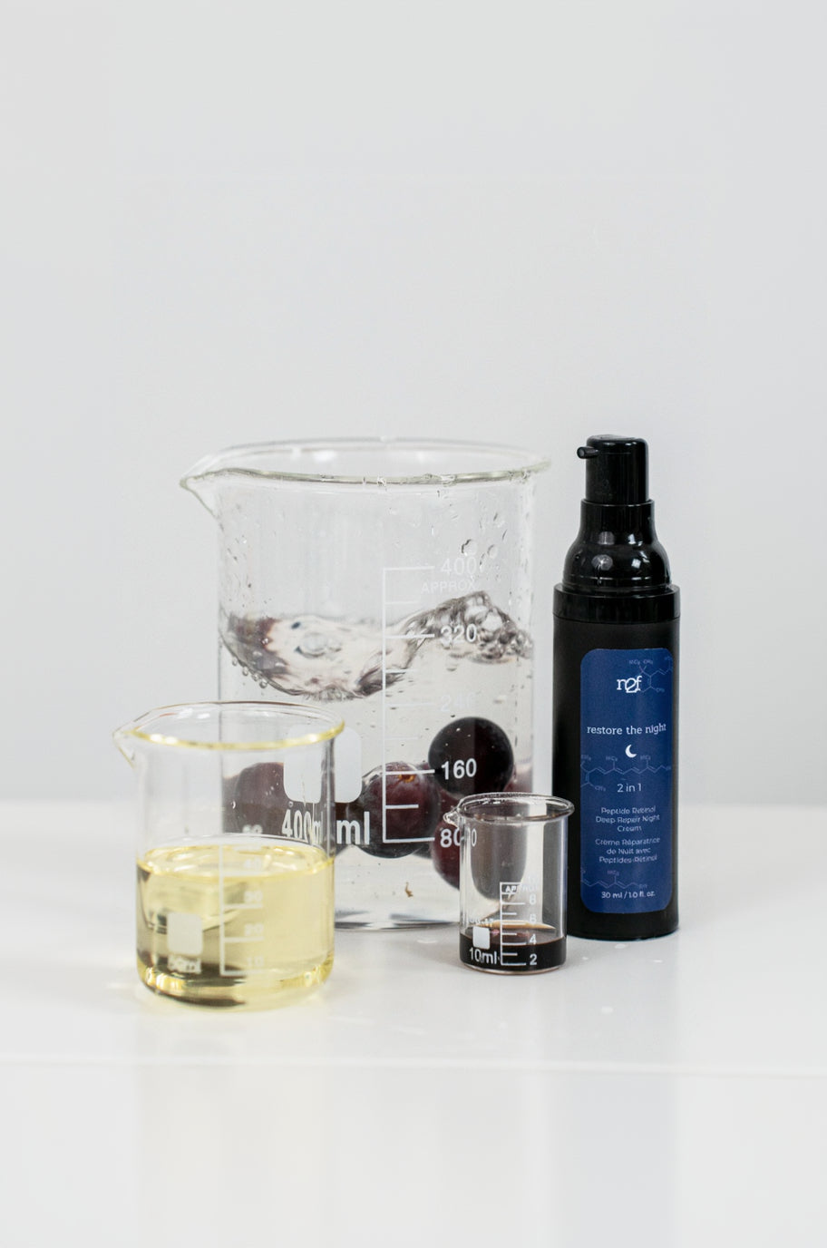 restore the night - 2 in 1 peptide retinol deep repair night cream