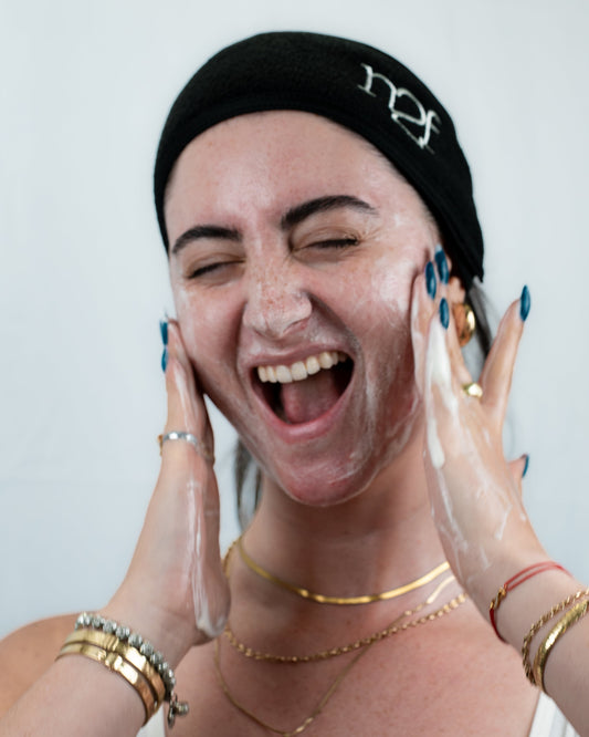 outta the way - terrycloth headband