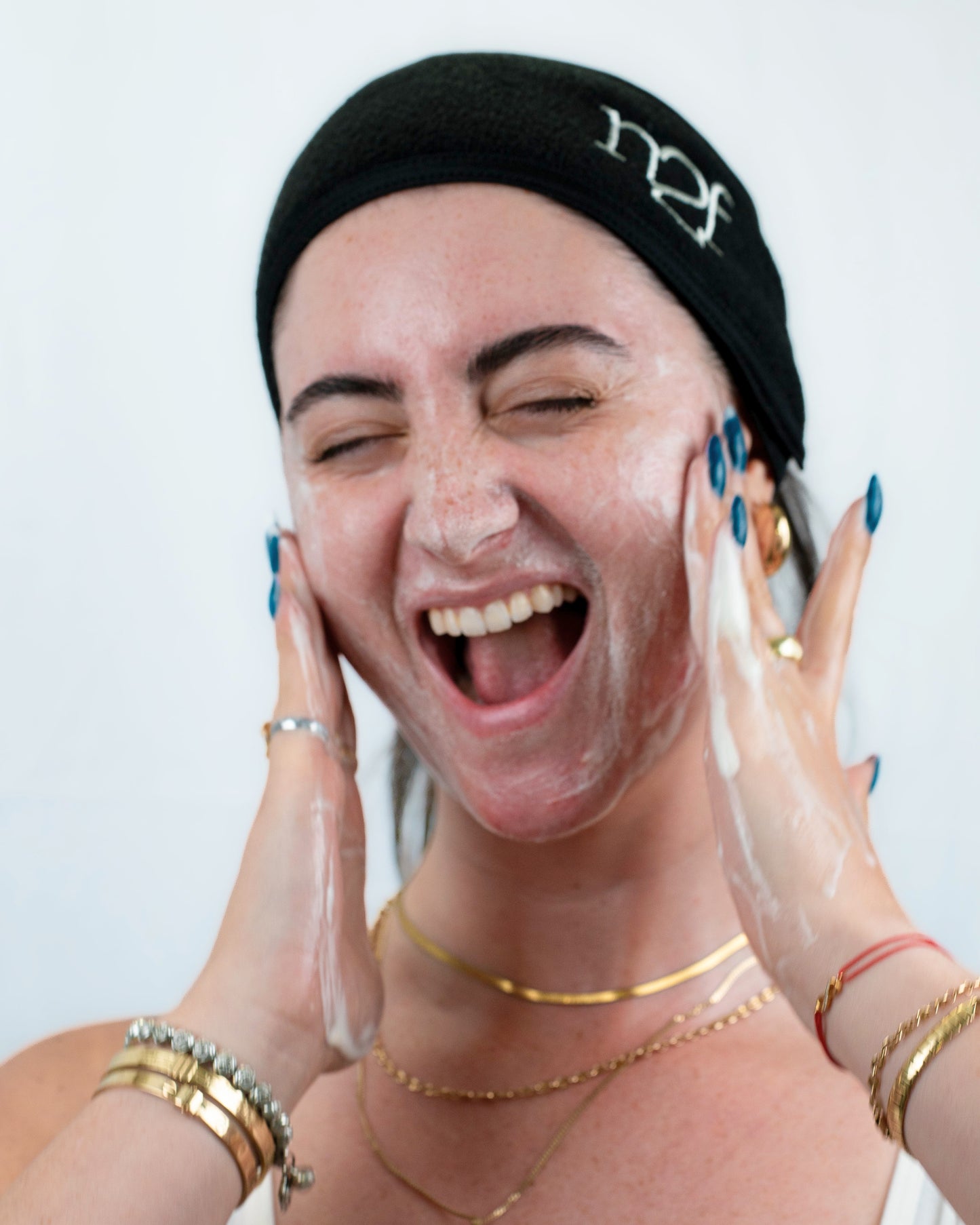 outta the way - terrycloth headband