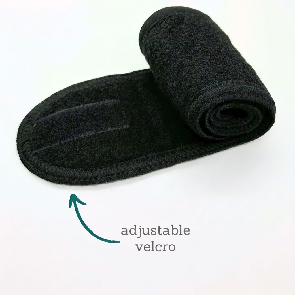 outta the way - terrycloth headband
